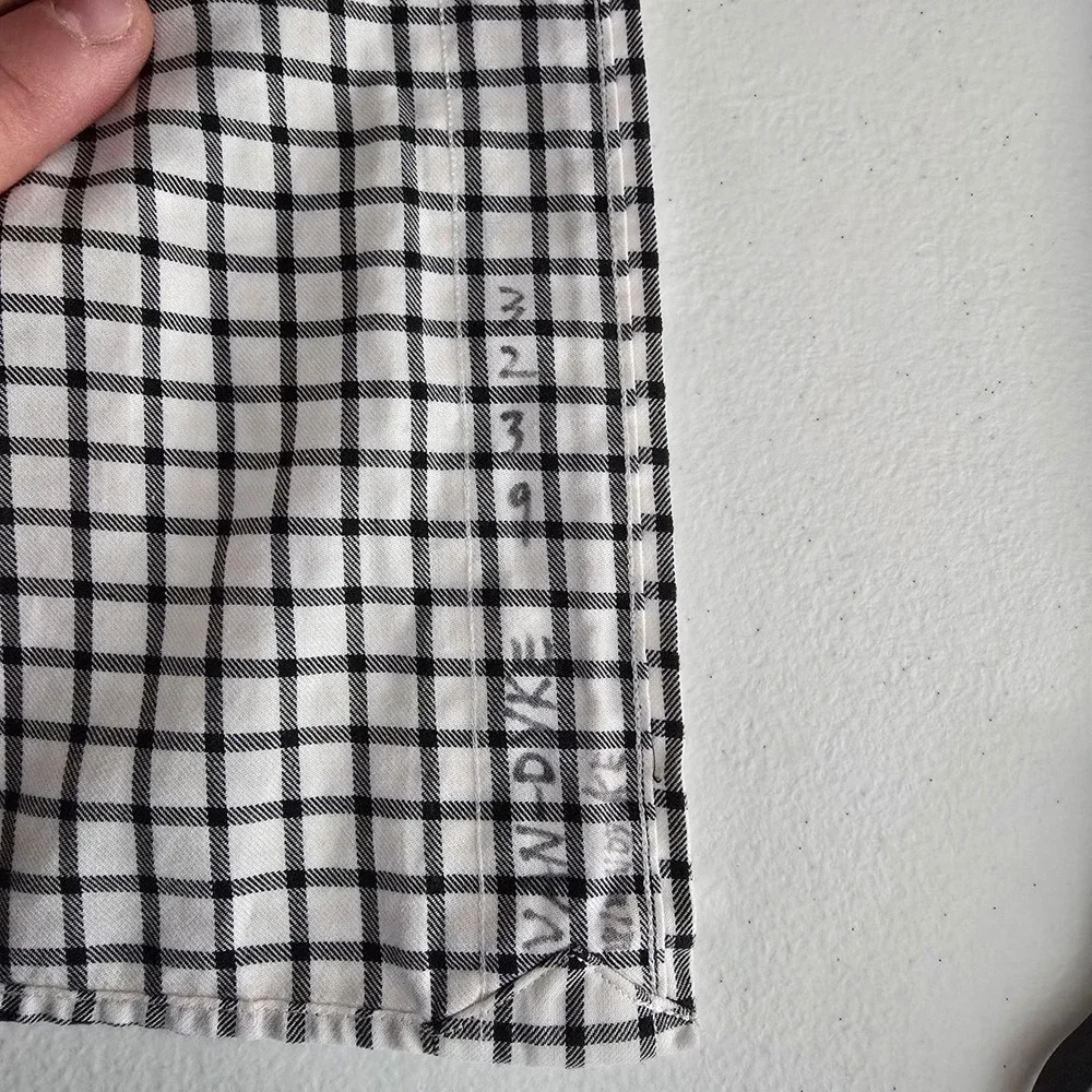 Vintage Ralph Lauren Golf Tilden Shirt Mens Large‎ Windowpane Check Cotton L